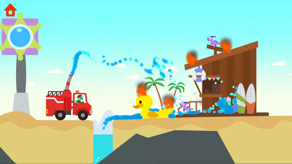 Dinosaur Fire Truck: for kids ဖန်သားပြင်ဓာတ်ပုံ 2