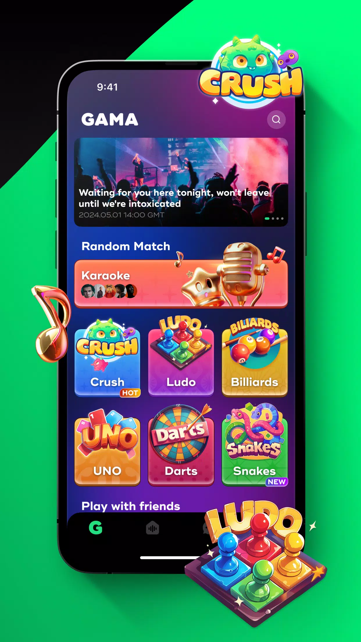 Gama-Karaoke, Games&Parties Screenshot 1