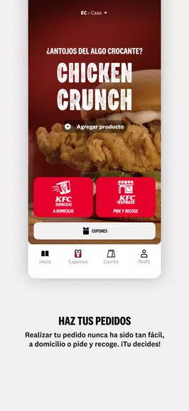 KFC APP - Ec, Co, Cl, Ar y Ve ภาพหน้าจอ 1