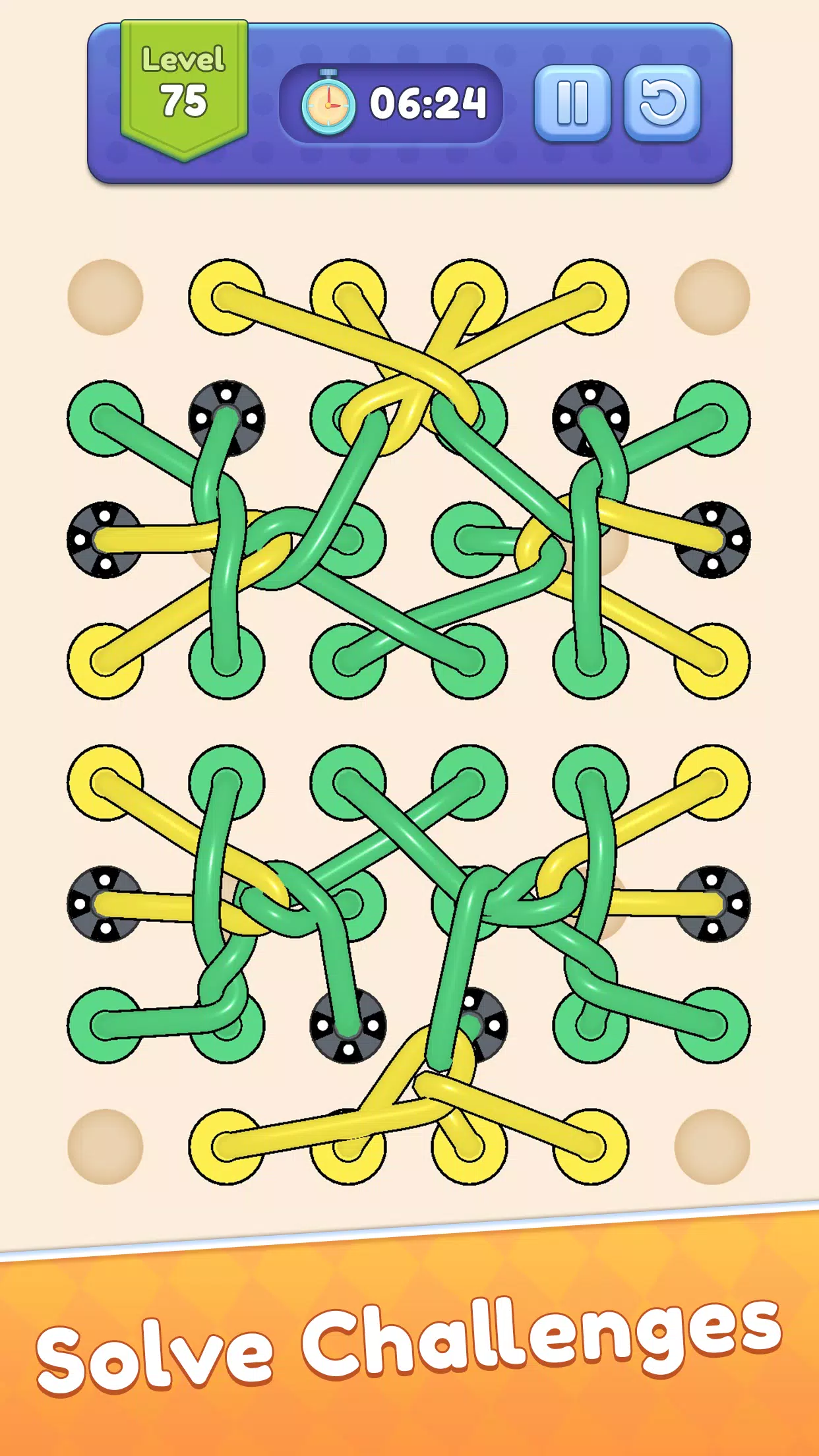 Tangle Out: Rope Puzzle 스크린샷 1