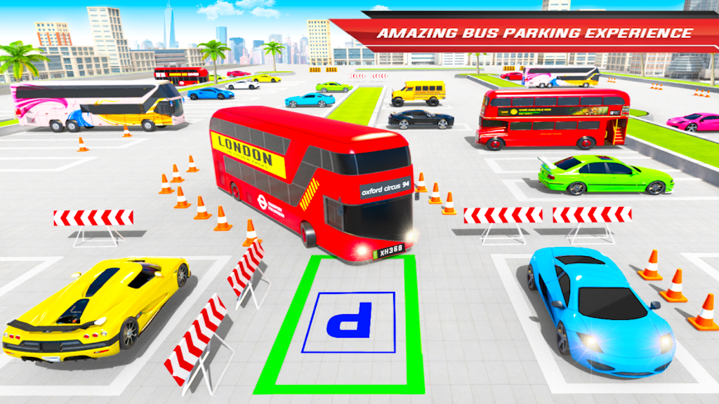 City Coach Bus Driving Sim 3D Screenshot 2