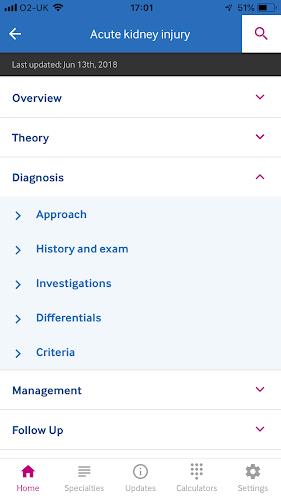 BMJ Best Practice Schermafbeelding 2