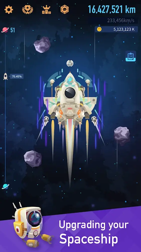 Space Colonizers Idle Clicker Скриншот 1