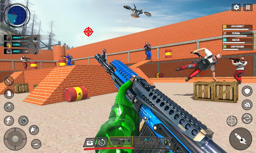 FPS War Game: Offline Gun Game Скриншот 3