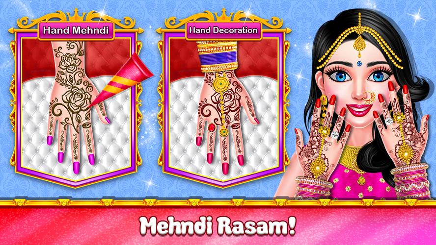 Indian Wedding Makeup Dressup Capture d'écran 3