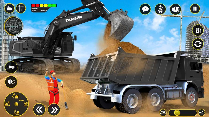 Heavy Excavator Simulator Game スクリーンショット 0