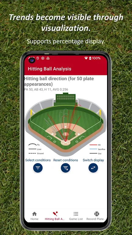 Batting STATS Manager スクリーンショット 2