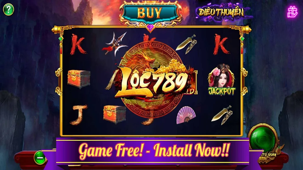 Loc789: Đánh bài, Slot, Nổ hũ Captura de tela 0