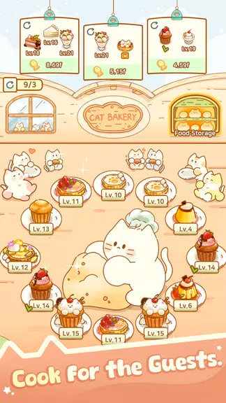 Idle Cat Hotel - Tycoon Games Zrzut ekranu 3