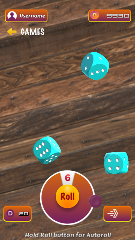 Double Up Dice Ảnh chụp màn hình 2