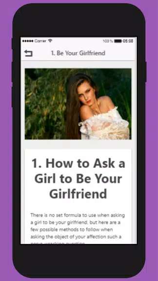 How to Ask a Girl to be Your Girlfriend ภาพหน้าจอ 1