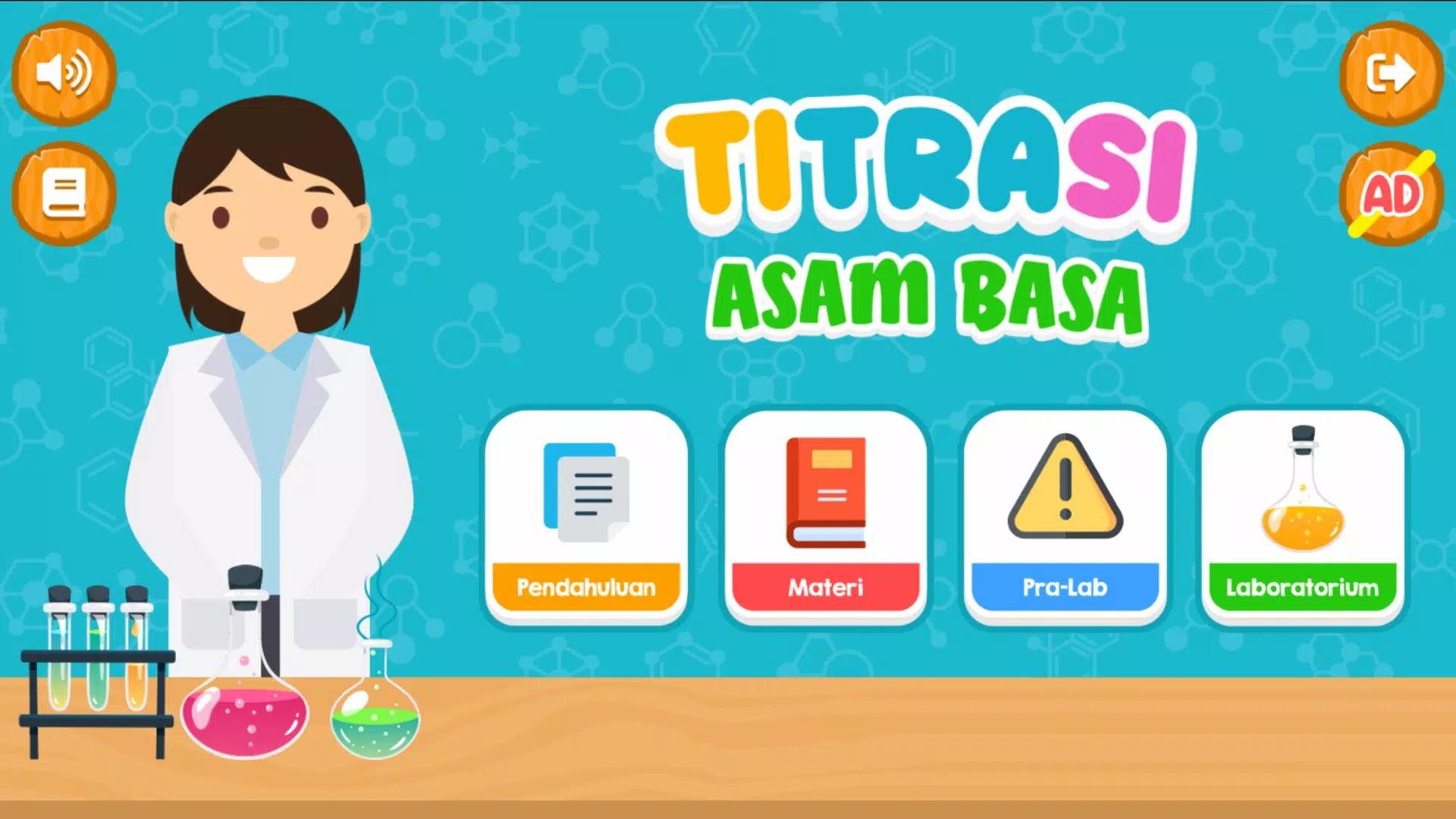 Virtual Lab Titrasi Asam Basa スクリーンショット 1