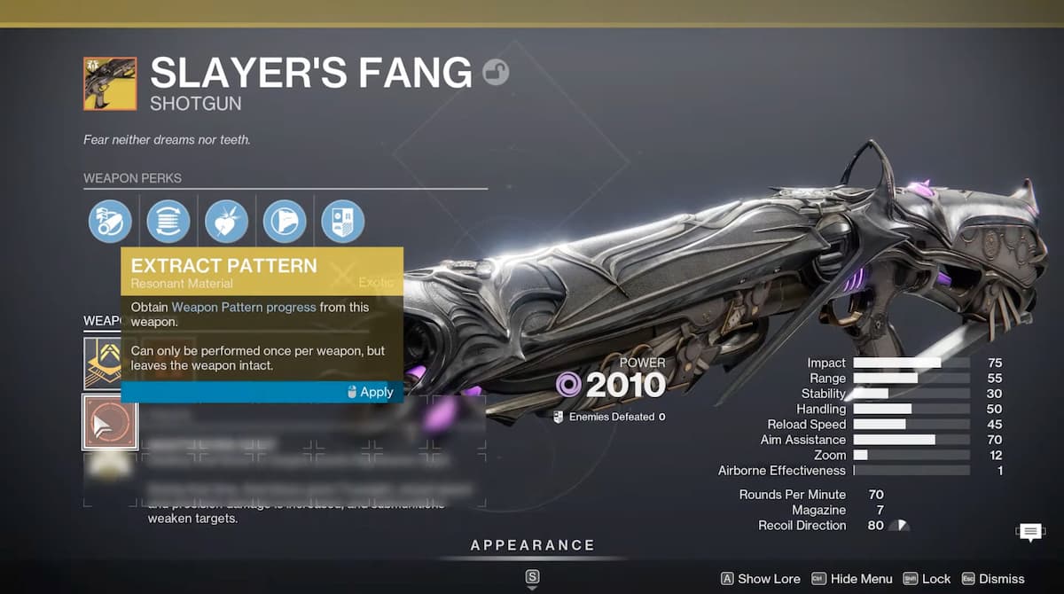 Cách lấy được khẩu súng săn Fang của Slayer trong Destiny 2