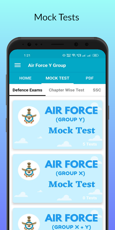 AirForce Y Group V.V.I Ques. Screenshot 1