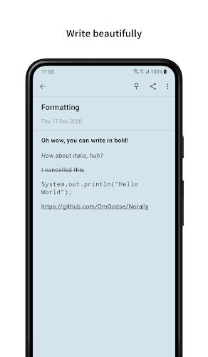 Notally - Minimalist Notes স্ক্রিনশট 2