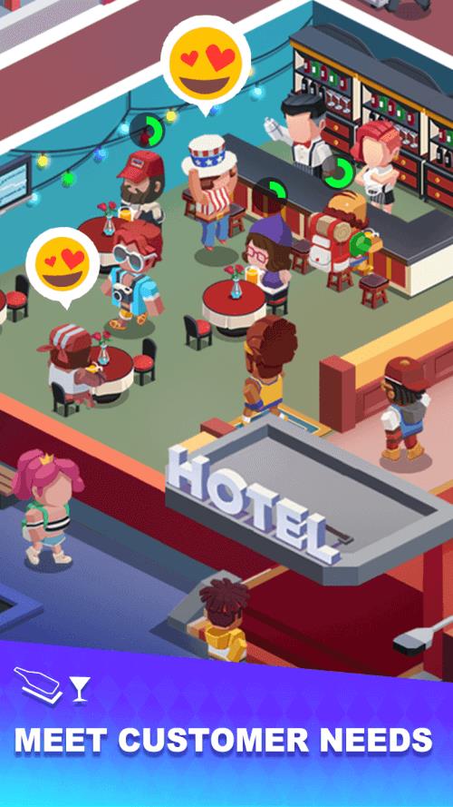 Sim Hotel Tycoon ဖန်သားပြင်ဓာတ်ပုံ 3