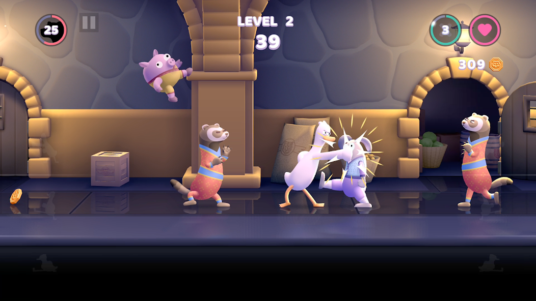 Punch Kick Duck Mod 螢幕截圖 1