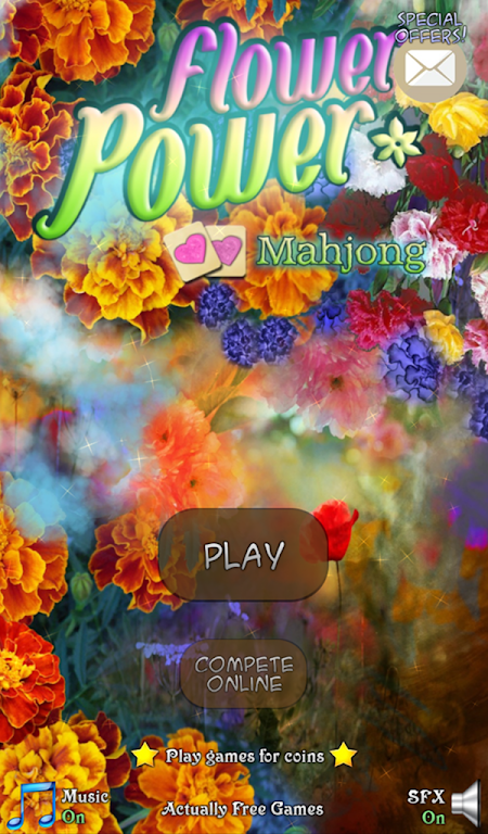 Hidden Mahjong: Flower Power ภาพหน้าจอ 0