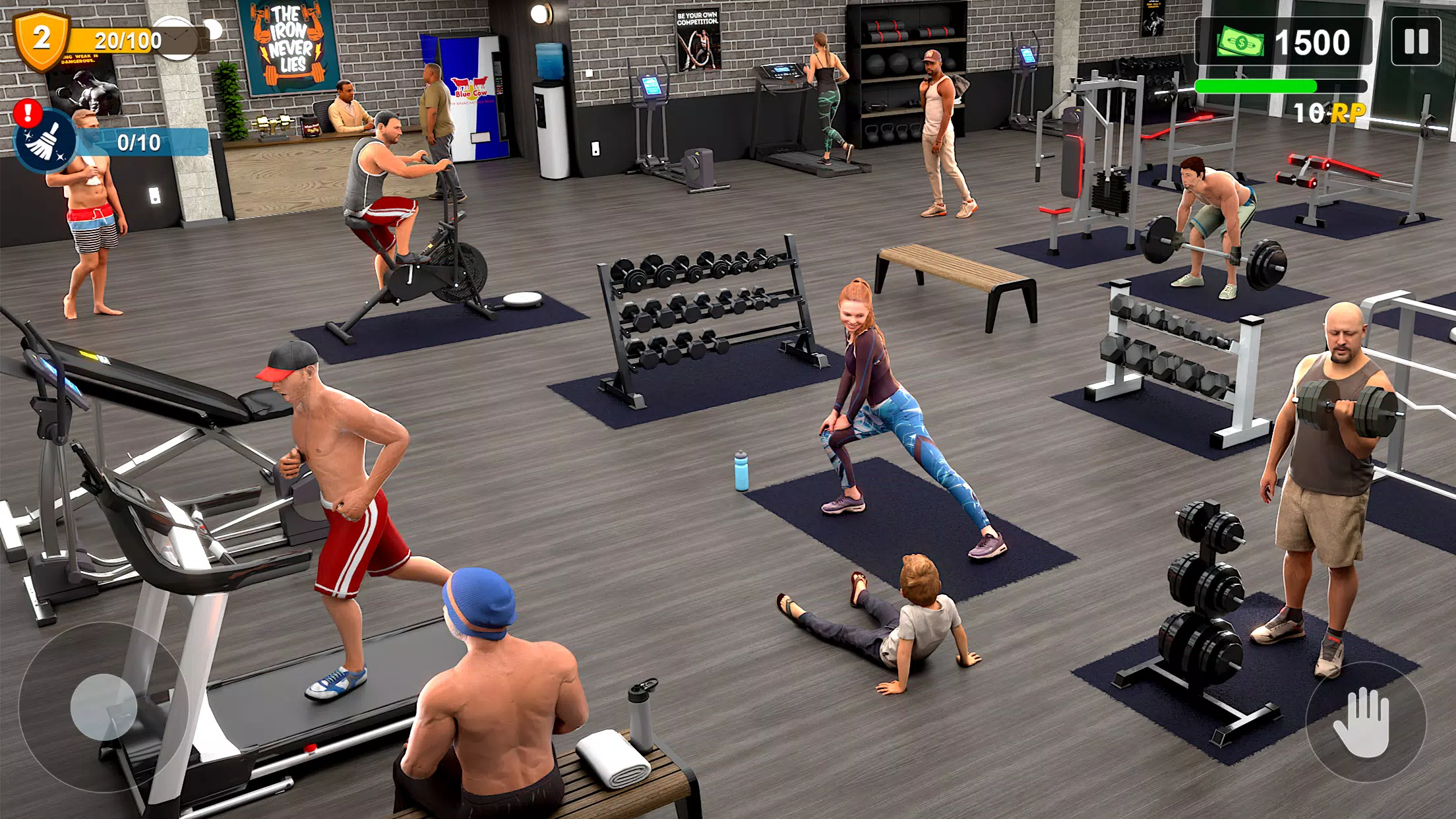 Workout Gym Simulator Game 24应用截图第1张