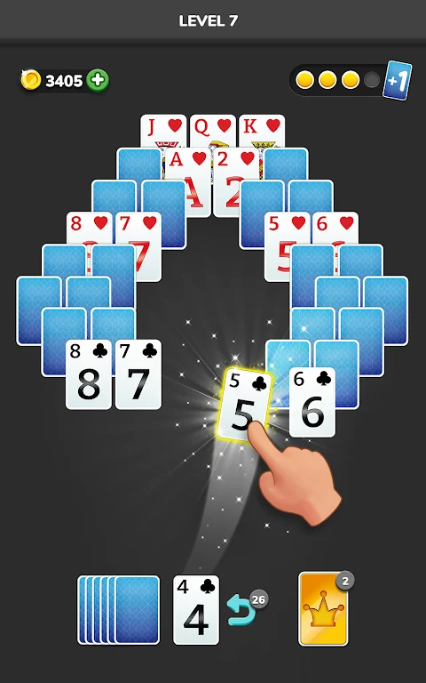 Solitaire 3D - Tripeaks Puzzle ภาพหน้าจอ 0