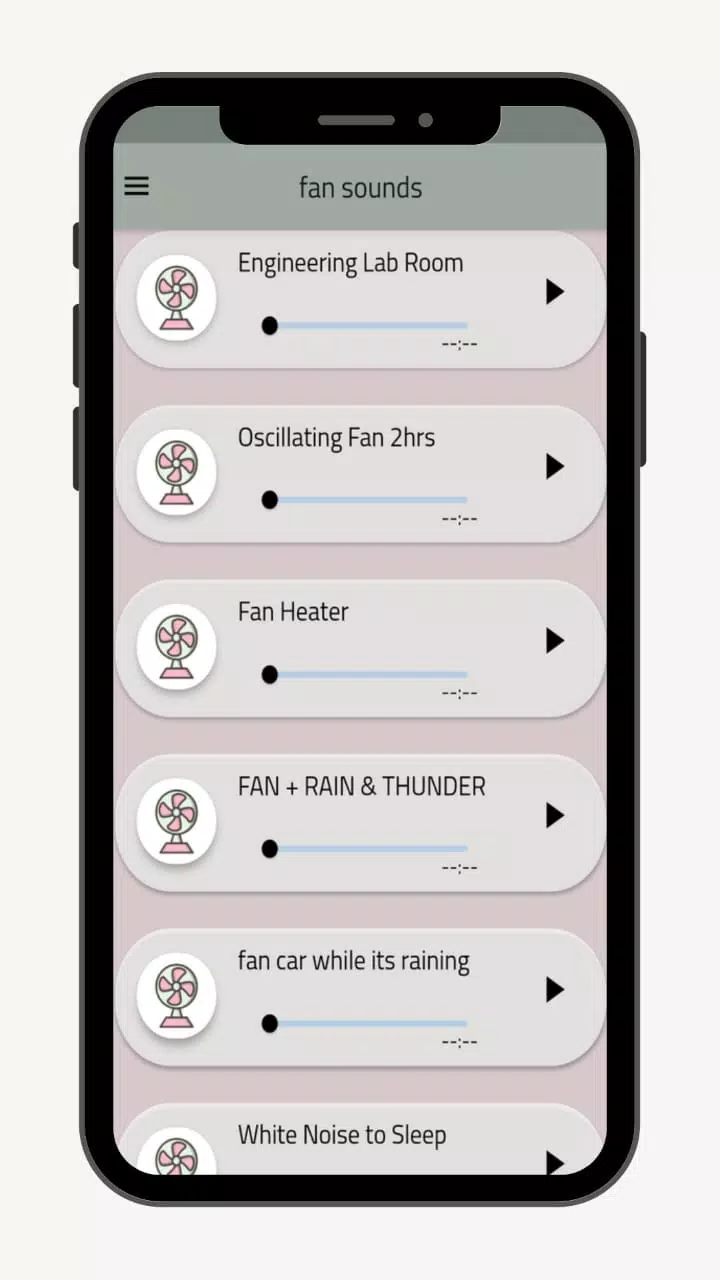 Fan sounds - relaxing sounds 螢幕截圖 3