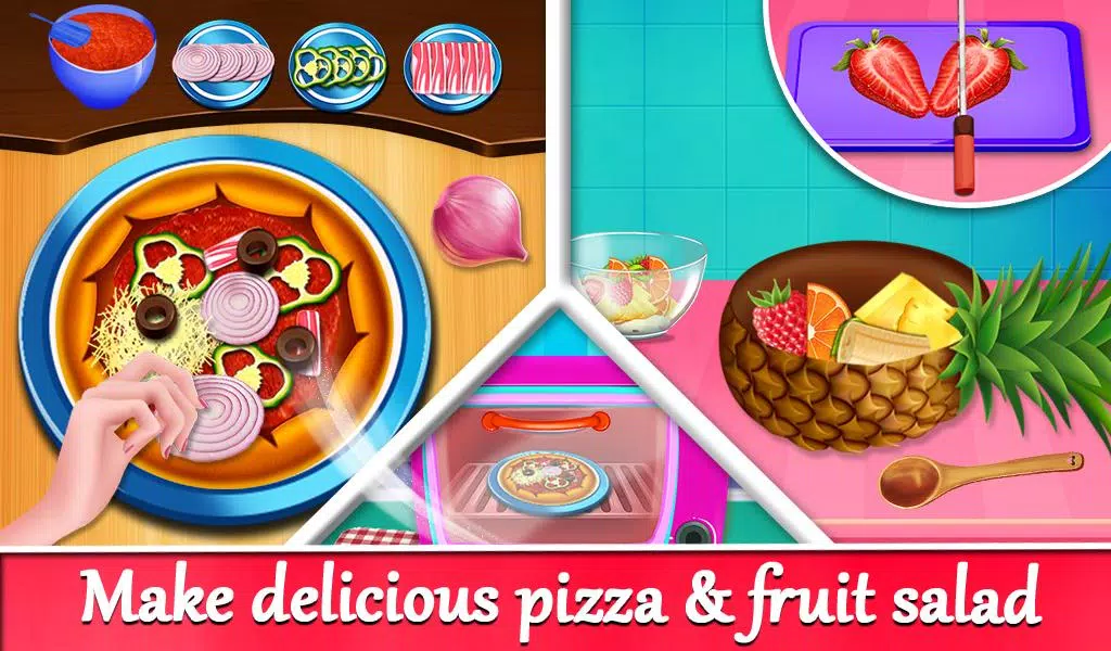 Cooking in Kitchen Food Games Capture d'écran 1