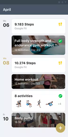 MyPersonalTrainer - FitnessApp Schermafbeelding 1