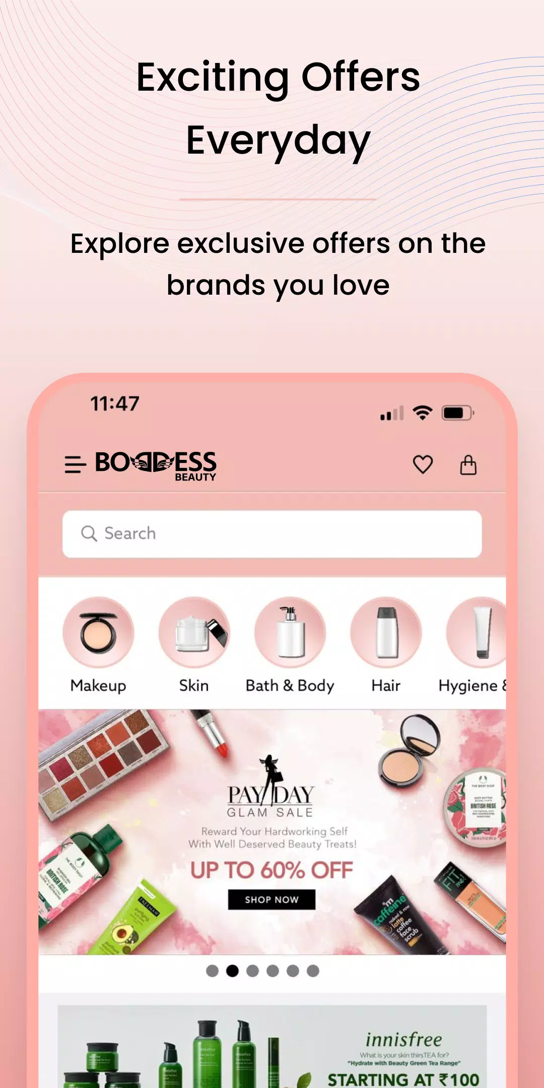 Boddess: Beauty Shopping App应用截图第1张