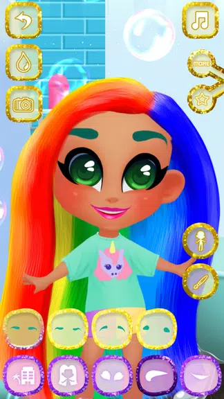 Candy Hair Salon - Doll Games ဖန်သားပြင်ဓာတ်ပုံ 1