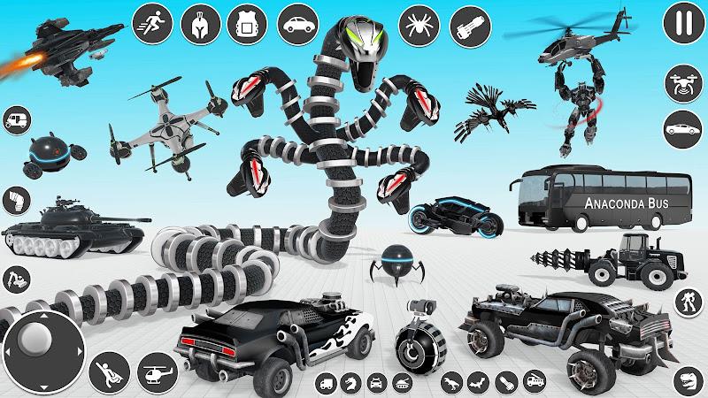 Anaconda Car Robot Games Zrzut ekranu 1