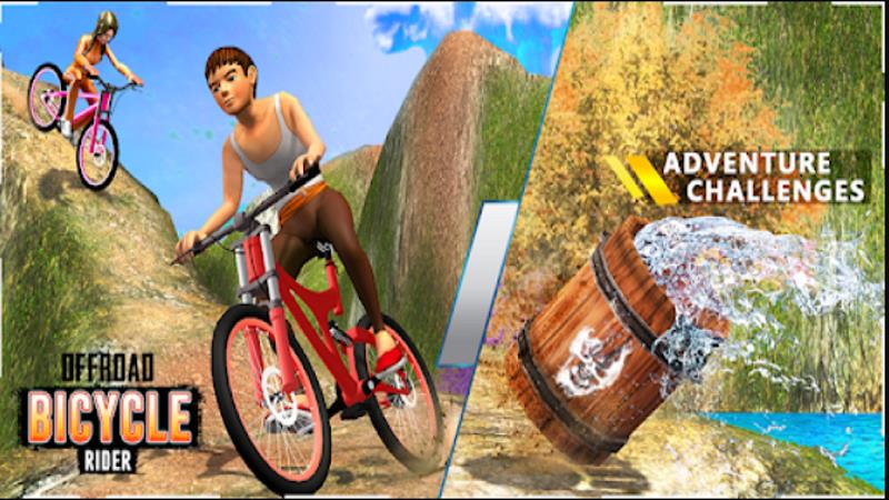 Offroad Bicycle Bmx Stunt Game স্ক্রিনশট 1