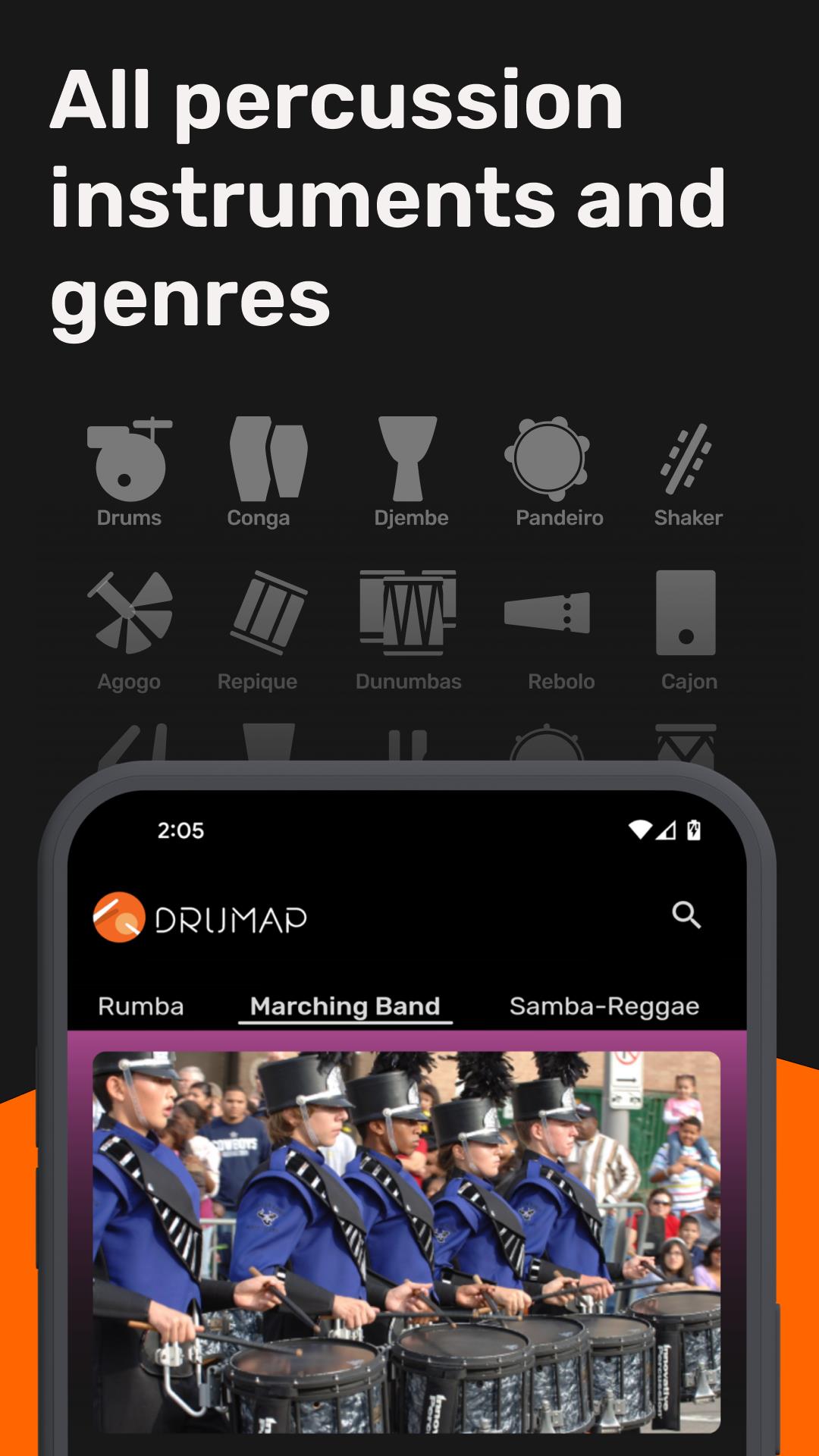 Drumap. The World of Rhythm স্ক্রিনশট 1