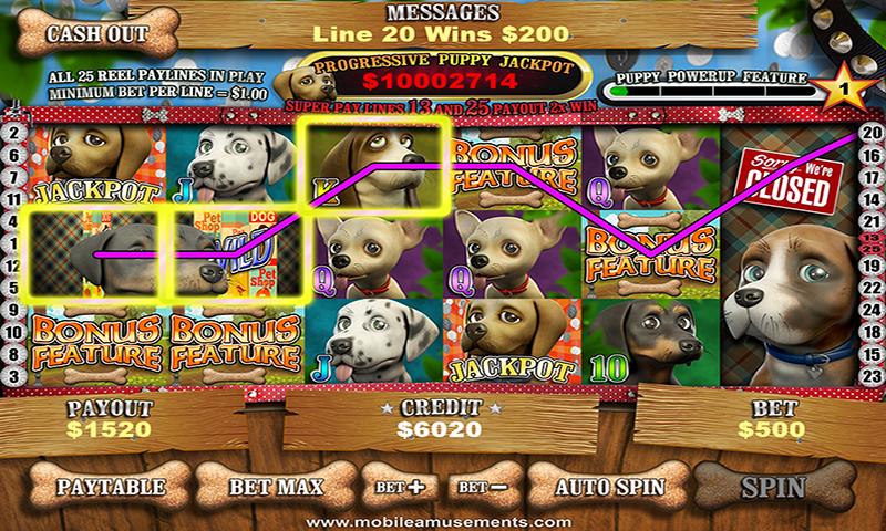 Pet Store Puppies Slots स्क्रीनशॉट 0