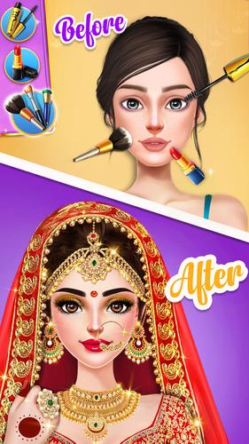 Indian Wedding Dress up games Schermafbeelding 2