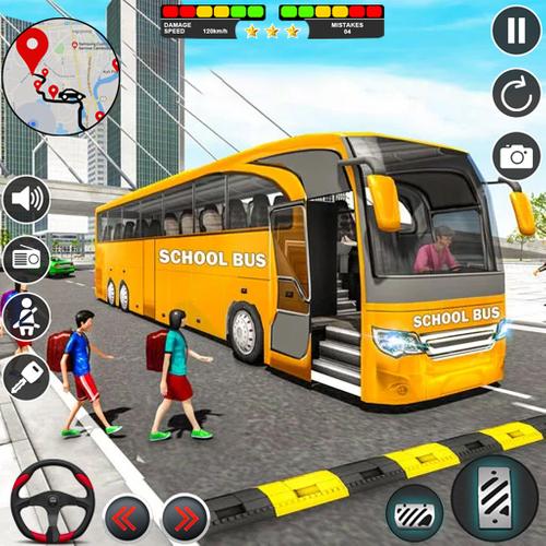 School Bus Simulator Bus Games Скриншот 3