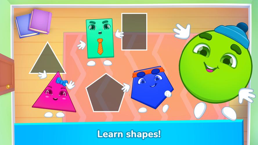 Learning shapes & colors games Captura de pantalla 3