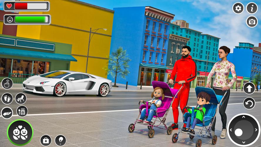 Virtual Mom Dad: Baby Games ภาพหน้าจอ 3