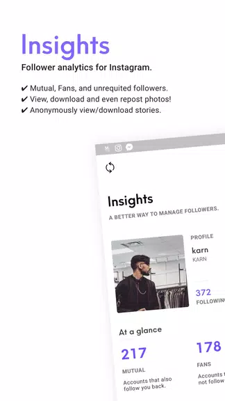 Insights for Instagram スクリーンショット 0