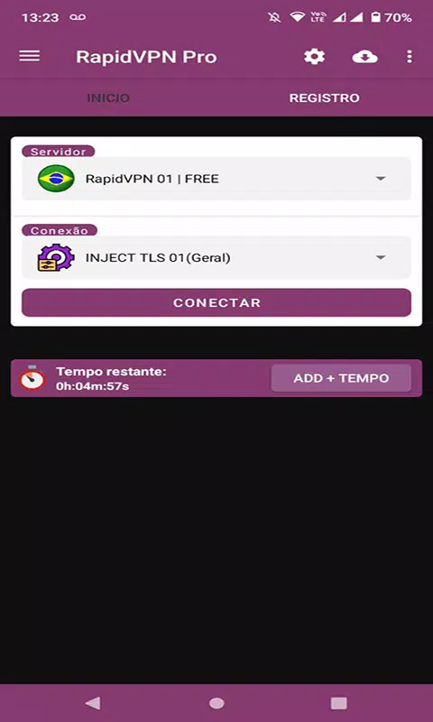 RapidVPN PRO Tangkapan skrin 0