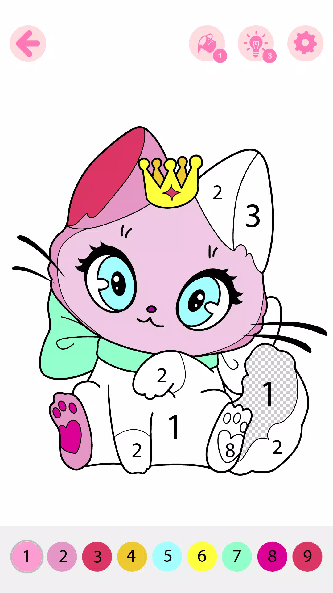 Kids Coloring Book by Numbers Ảnh chụp màn hình 0