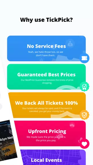 TickPick - Live Event Tickets स्क्रीनशॉट 1