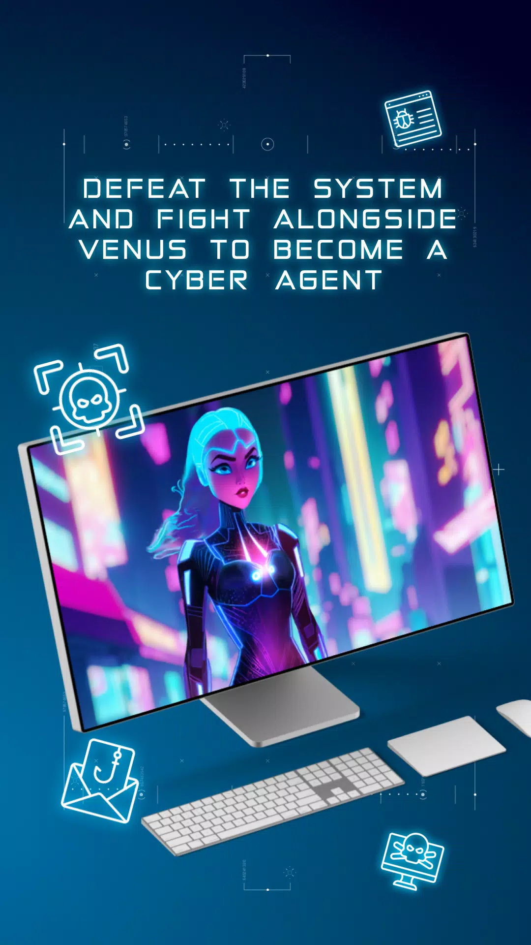 Cyber Agent, a hero rises Captura de tela 1