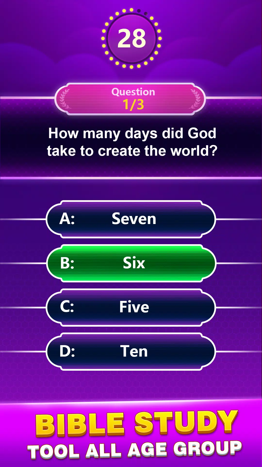 Schermata Bible Trivia 0