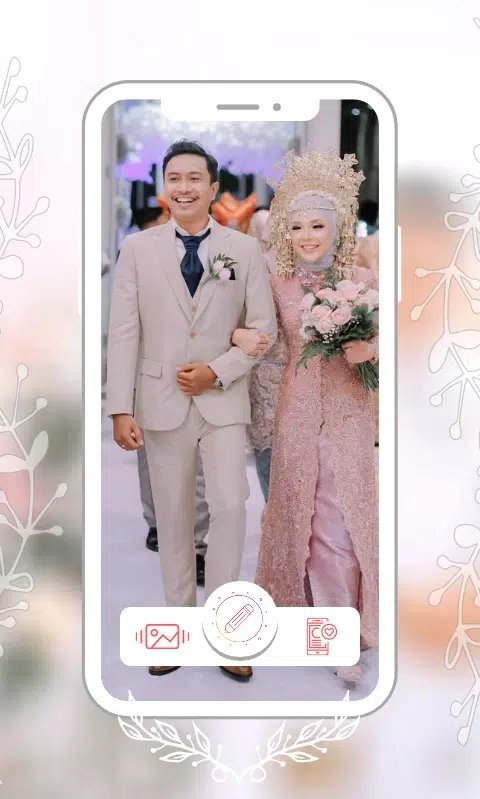 Hijab Couple Bridal Editor Ảnh chụp màn hình 2