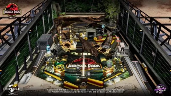 Zen Pinball Adds Jurassic Park, 5 More Classic Film Tables