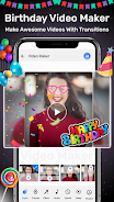 Happy birthday video maker Screenshot 0