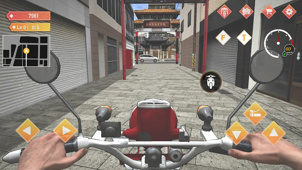 Japan Postman Moto Simulator Tangkapan skrin 2