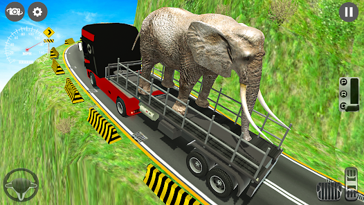 Animal transport Truck game 3d スクリーンショット 0