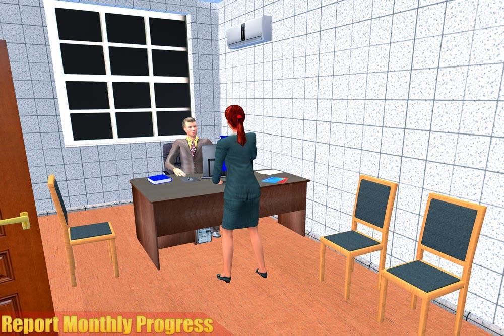 Virtual High School Teacher 3D Captura de tela 3