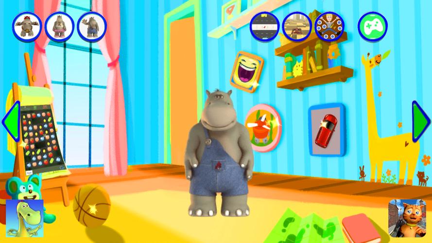 Talking Hippo Rock Скриншот 0